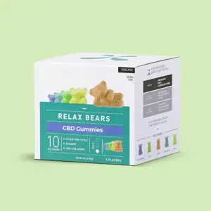 Vibrant custom printed CBD gummies boxes with food-safe coating and branding