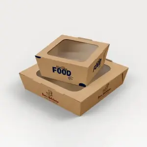 Eco-friendly recycled brown kraft boxes for sustainable packaging