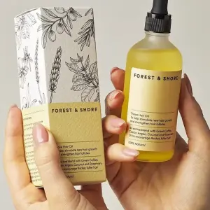 Custom printed hair oil boxes with inner protective inserts for glass bottles